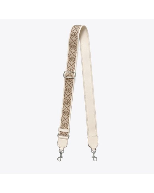 Tory Burch Natural T Monogram Miller Strap