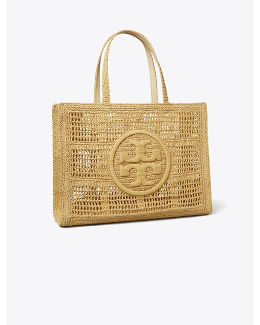 Tory Burch Natural Large Ella Hand-crocheted Tote