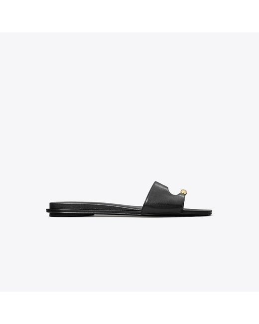 Tory Burch Black Pierced Slide for men