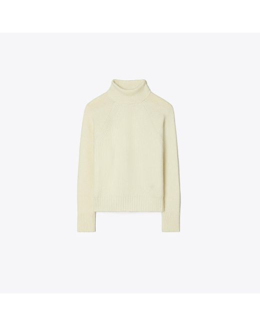 Tory Sport White Tory Burch Wool Turtleneck Sweater