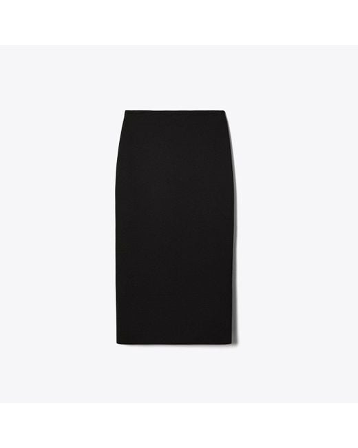 Tory Burch Black Compression Pencil Skirt