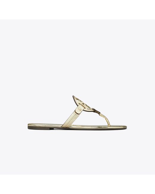 Tory Burch White Miller Metallic Sandal for men