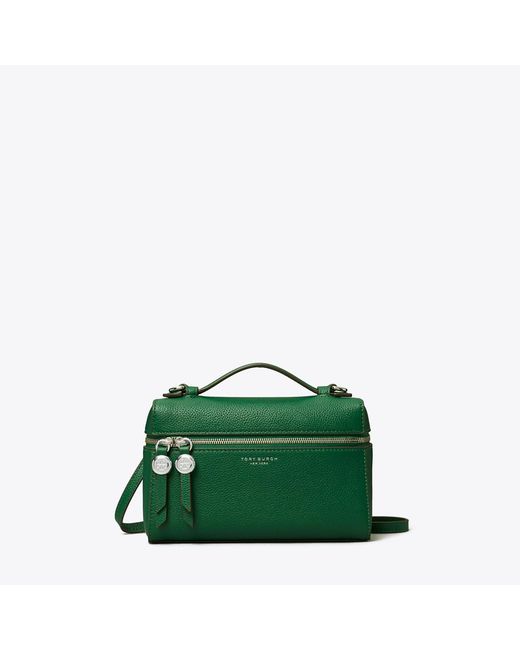Tory Burch Green Slim Romy Top Handle Bag, One Size