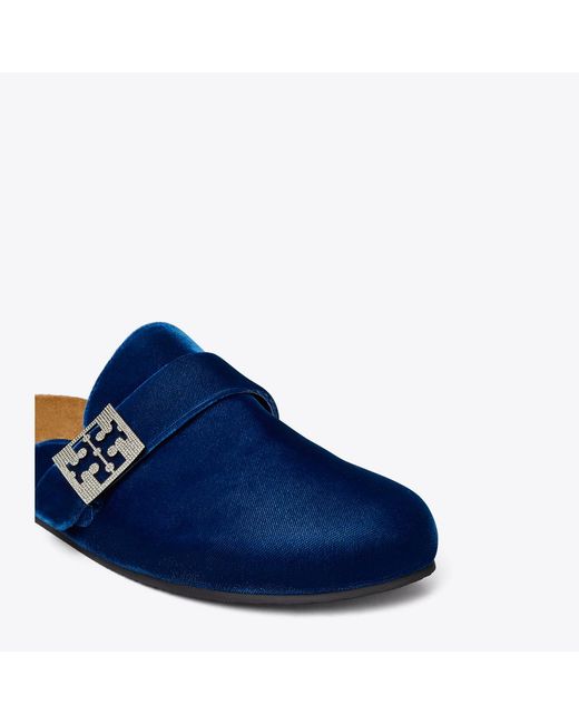 Tory Burch Blue Mellow Pavé Mule