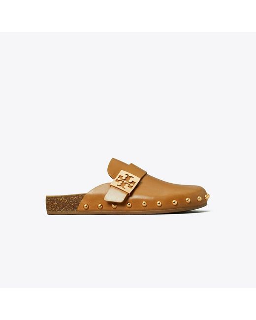 Tory Burch Brown Mellow Studded Mule