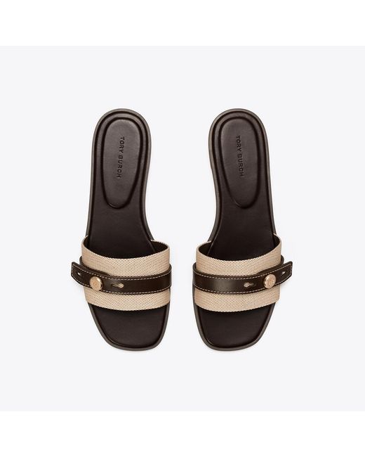 Tory Burch Black Romy Slide