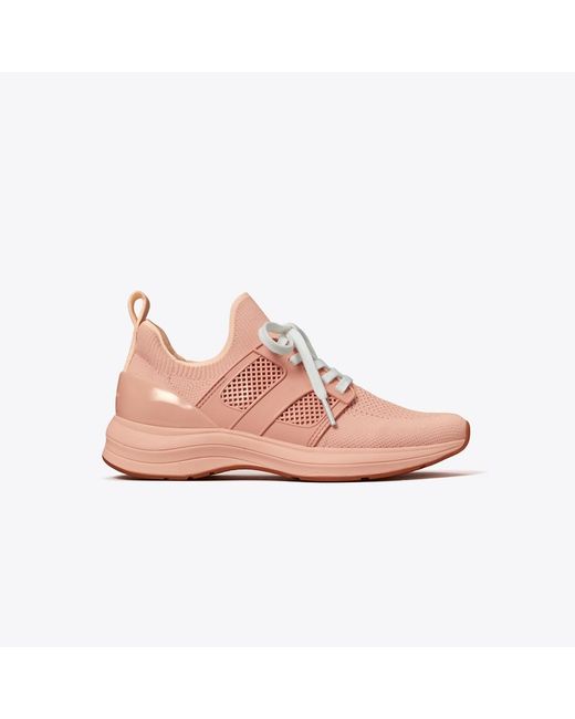 Tory Burch Pink T Sock Runner