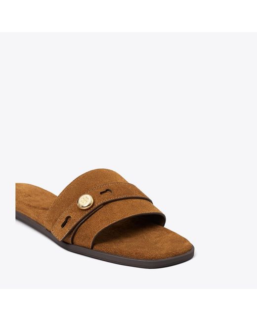 Tory Burch Brown Romy Slide