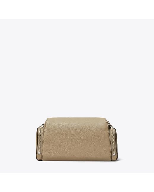 Tory Burch Natural Perry Voyager Crossbody Bag