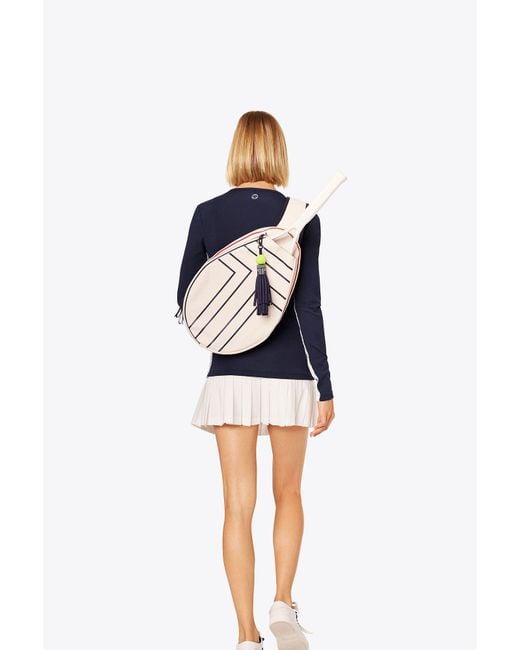 Tory Sport Canvas Tennis Sling Backpack | 257 | Shoulder Bags in Blue | Lyst