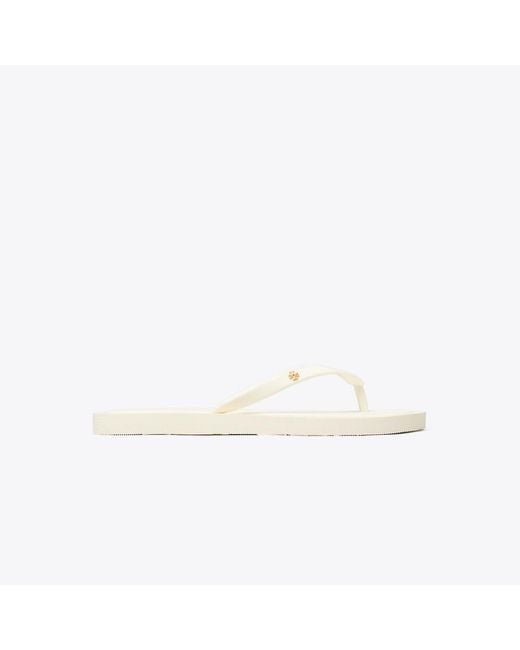 Tory Burch White Kira Padded Flip-Flop for men