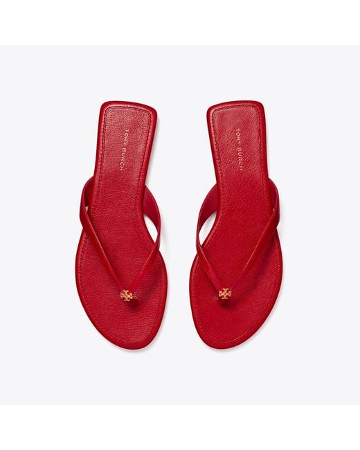Tory Burch White Classic Flip-Flop