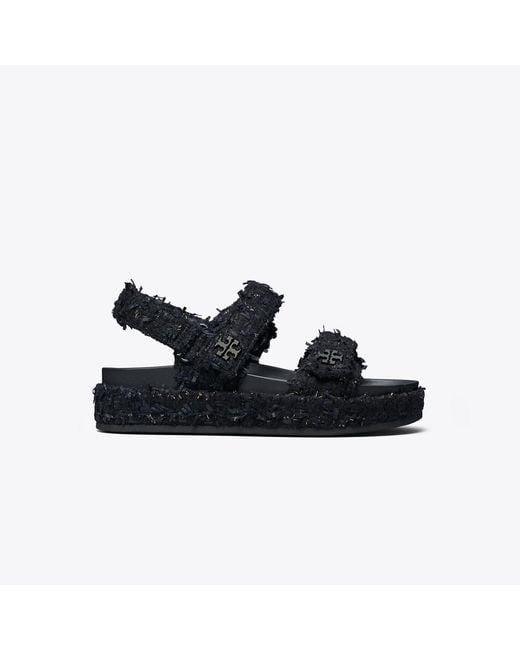 Tory Burch Black Kira Burch Sandal