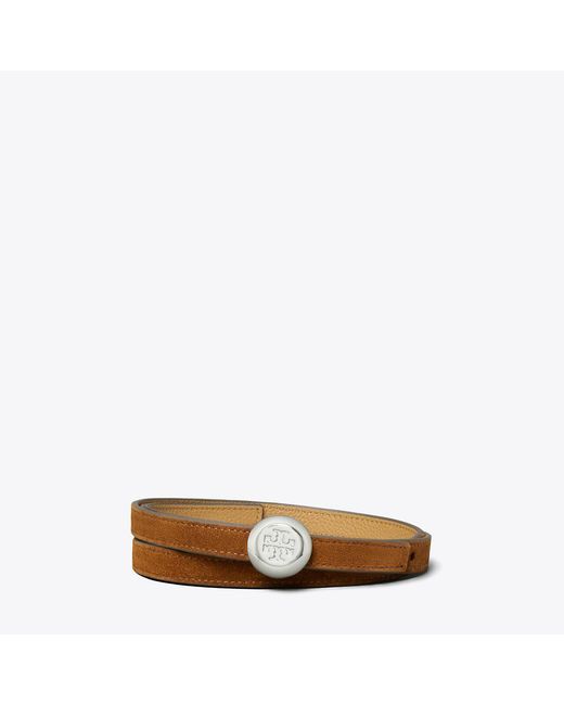 Tory Burch Multicolor Romy Reversible Suede Belt