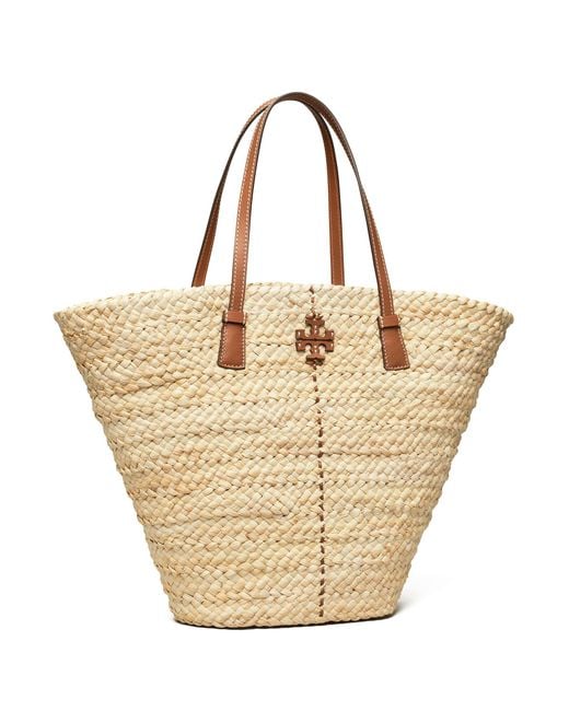 Tory Burch Natural Mcgraw Straw Tote