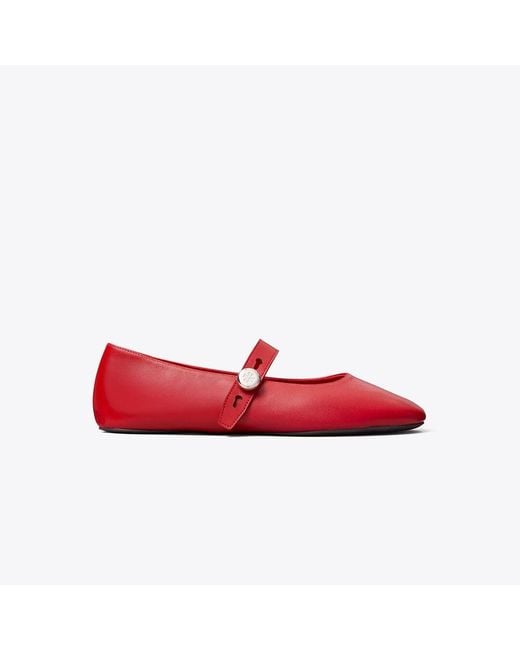 Tory Burch Red Romy Mary Jane