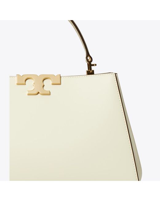 Tory Burch White Eleanor Satchel, One Size