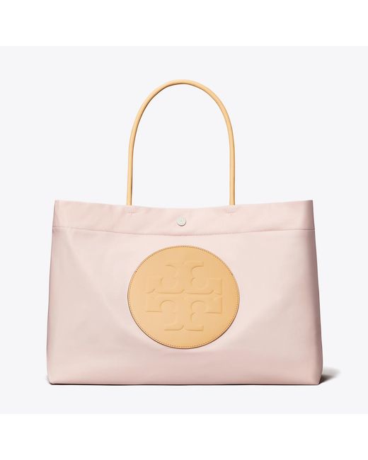 Tory Burch Pink Ella Twist Reversible Tote, One Size