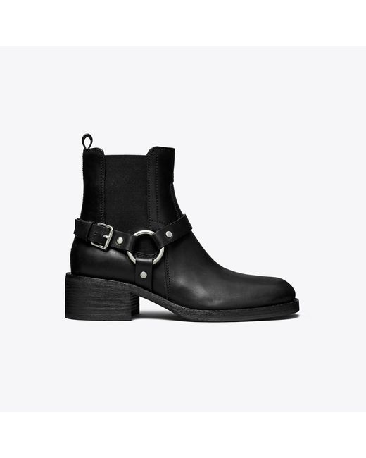 Tory Burch Black Moto Boot