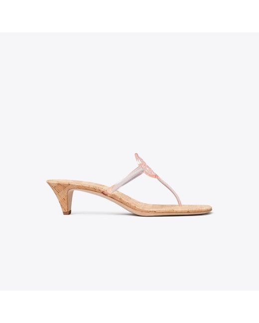 Tory Burch Pink Miller Jelly Kitten Heel