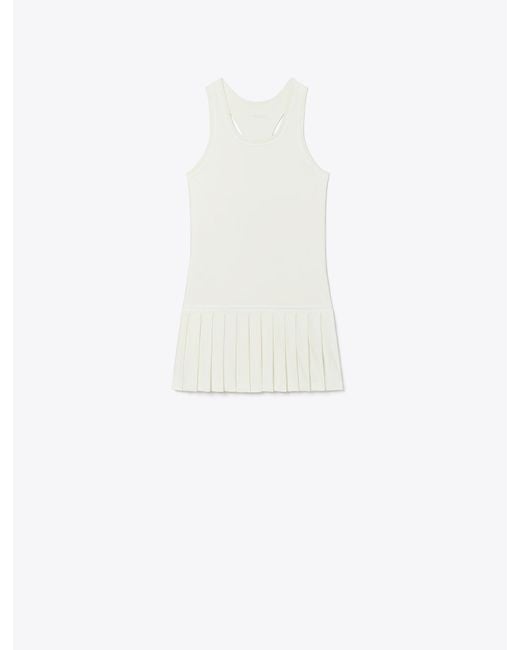 Tory Sport White Drop-waist Tennis Dress