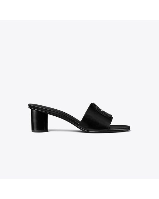 Tory Burch Black Ines Mule Sandal 55 Mm (Perfect) Shoes