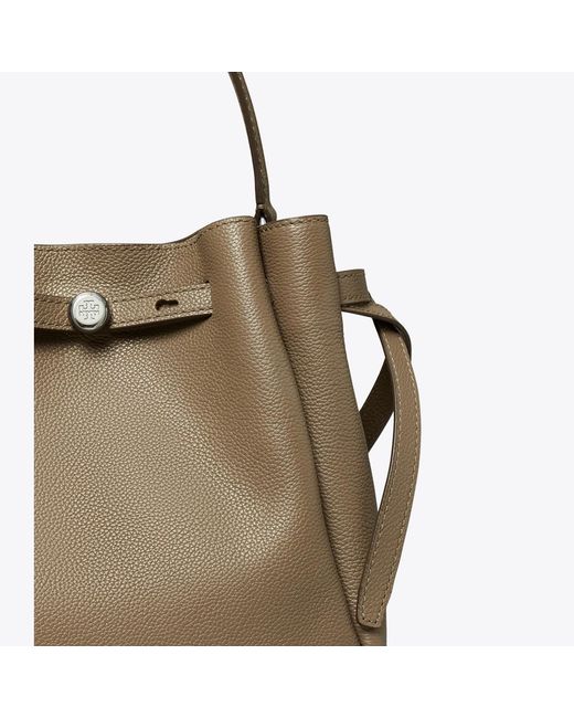 Tory Burch Natural Romy Bucket Bag, One Size