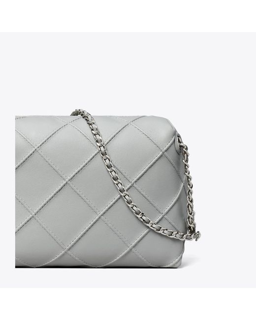 Tory Burch Gray Fleming Soft Crossbody Bag