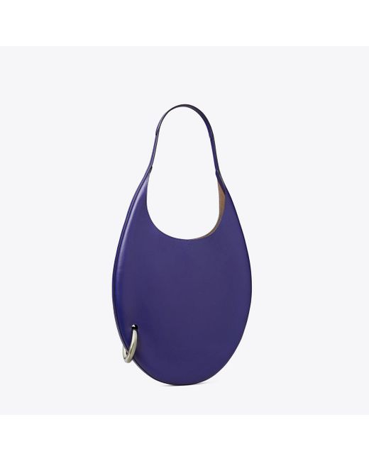 Tory Burch Purple Pierced Handbag