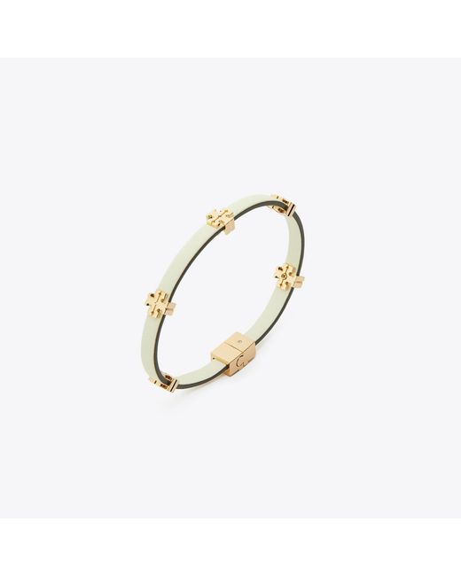 Tory Burch White Icon Bio Bracelet