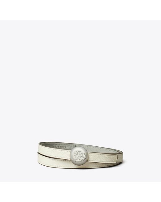 Tory Burch Metallic Romy Reversible Belt