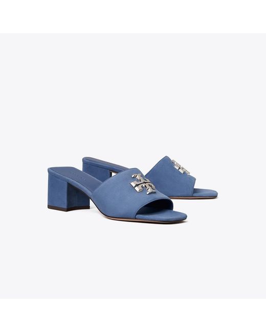 Tory Burch Blue Eleanor Heeled Sandal
