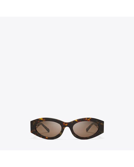 Tory Burch Multicolor Pierced Oval Sunglasses, One Size