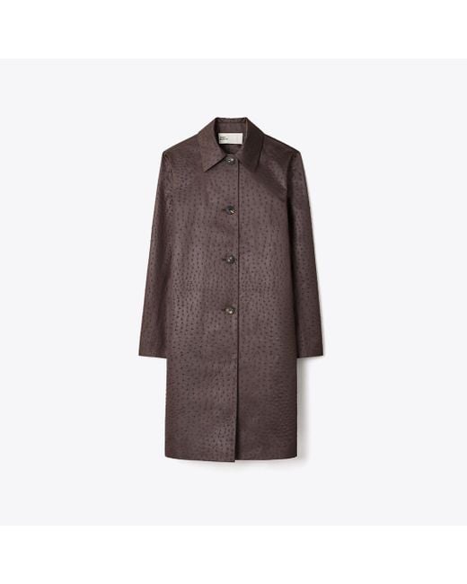 Tory Burch Brown Viscose Car Coat