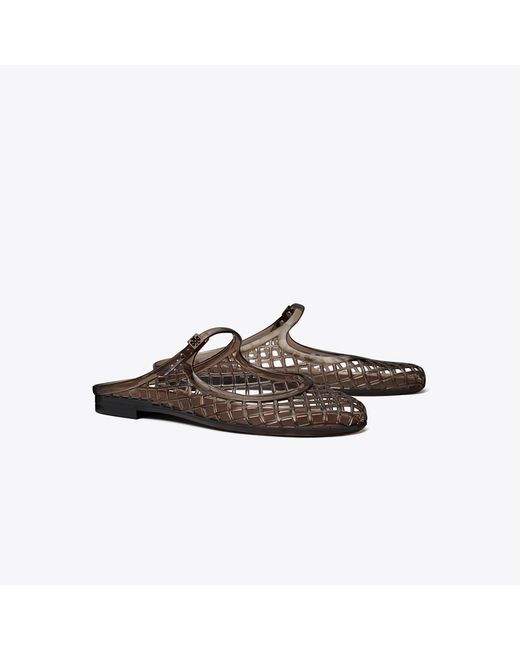 Tory Burch Brown Mellow Mary Jane Jelly