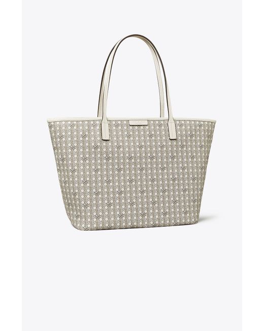 Tory Burch Ever-ready Zip Tote in White | Lyst