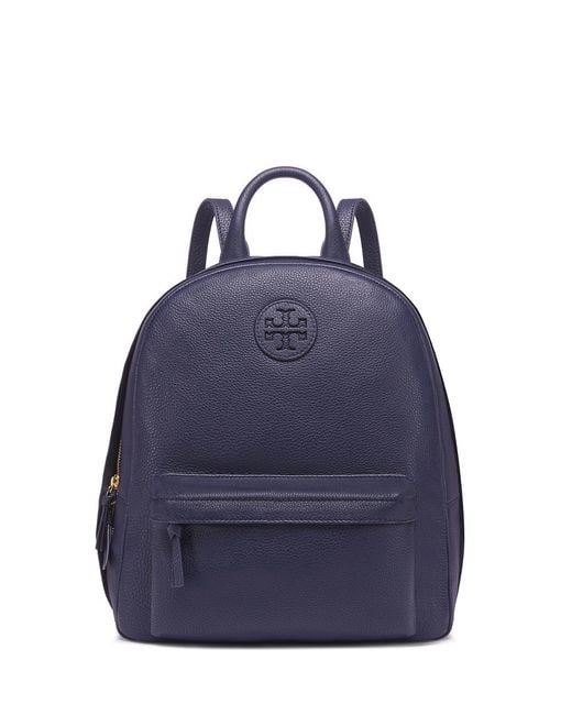 Tory Burch Leather Backpack in Blue | Lyst