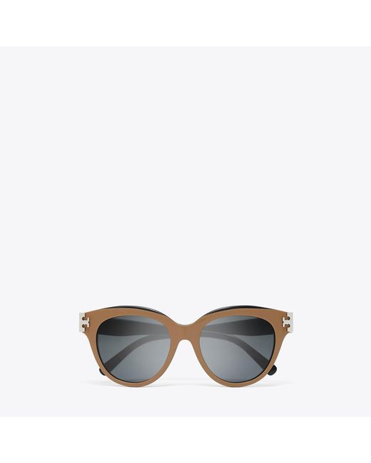 Tory Burch Gray Bio-Based Phantos Sunglasses