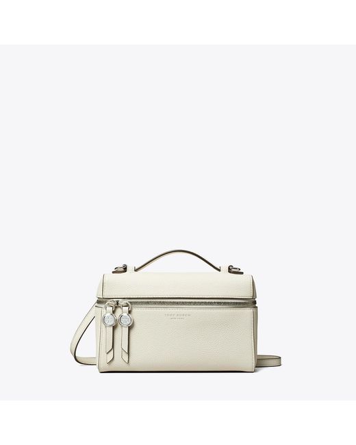 Tory Burch Natural Slim Romy Top Handle Bag, One Size