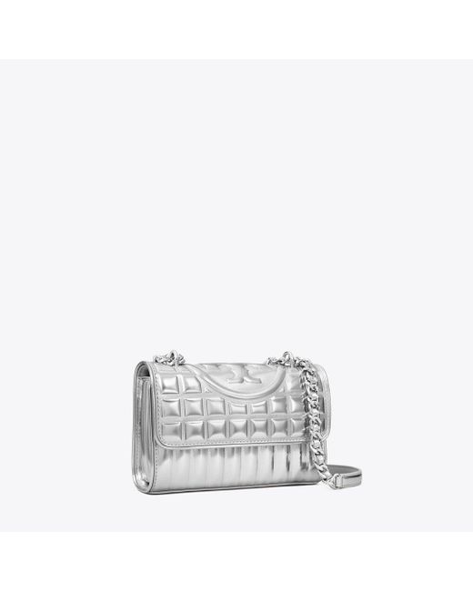 Fleming metallic small convertible shoulder bag hotsell