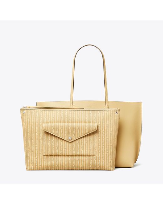 Tory Burch Natural Perry Tote