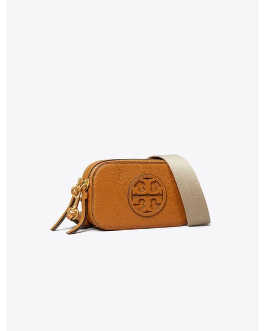 Tory Burch Brown Mini Miller Crossbody Bag