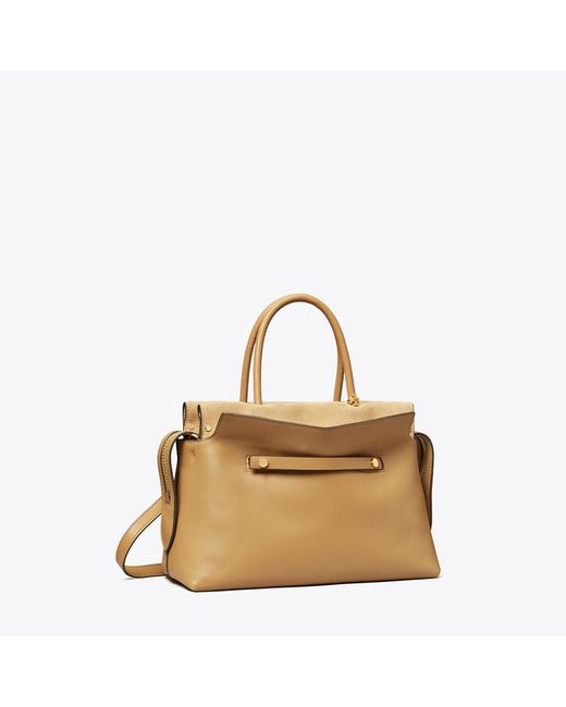 Tory Burch Metallic Mercer Satchel, One Size