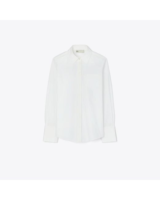Tory Burch White Cotton Shirt