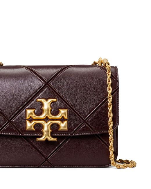 Tory Burch Leather Eleanor Quilted Convertible Shoulder Bag - Lyst