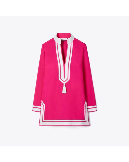 Tory Burch Pink Cotton Tory Tunic
