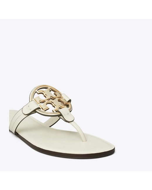 Tory Burch White Metal Miller Sandal for men