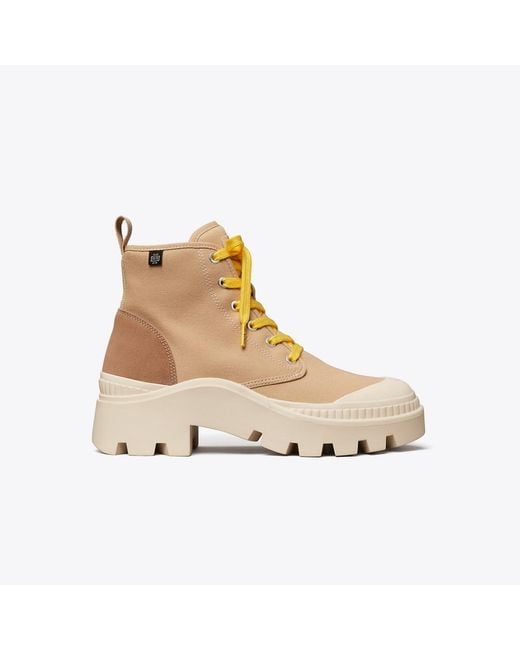 Tory Burch White Camp Sneaker Boot