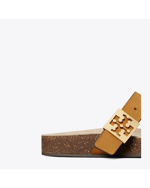 Tory Burch Brown Mellow T-Strap Sandal