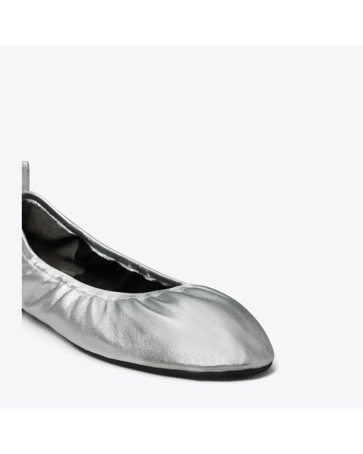 Tory Burch White Eddie Ballet